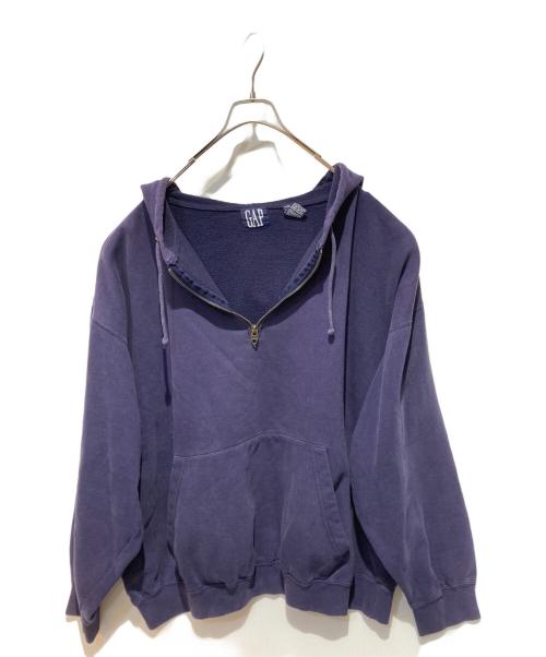 GAP（ギャップ）GAP (ギャップ) ハーフジップパーカー ナス紺 サイズ:ＸＬの古着・服飾アイテム