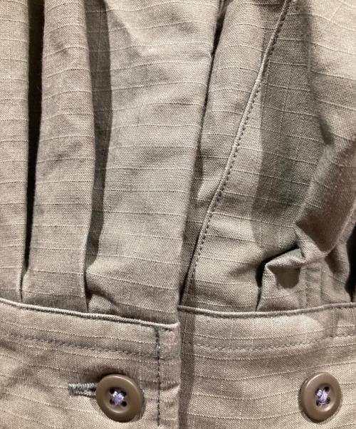 reformed（リフォメッド）reformed (リフォメッド) WRIST PATCH WIDE SHIRT - RIP STOP グリーン サイズ:1の古着・服飾アイテム