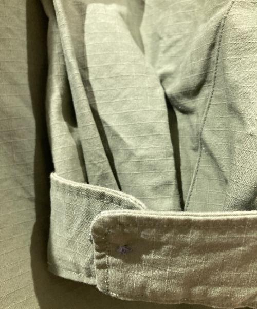 reformed（リフォメッド）reformed (リフォメッド) WRIST PATCH WIDE SHIRT - RIP STOP グリーン サイズ:1の古着・服飾アイテム