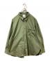 reformed（リフォメッド）の古着「WRIST PATCH WIDE SHIRT - RIP STOP」｜グリーン