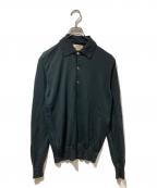 HERMESエルメス）の古着「ニットポロシャツ」｜ブラック