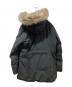 LAUREN RALPH LAUREN (ローレンラルフローレン) ファーダウンジャケット ブラック サイズ:M：14000円