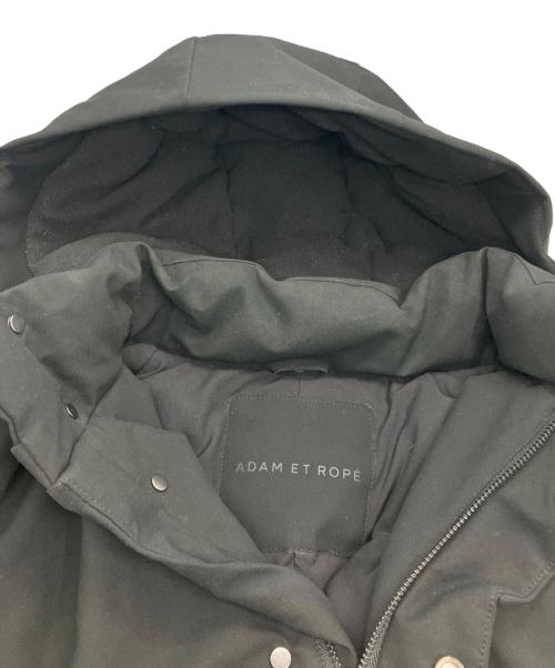 Adam et Rope（アダム エ ロペ）Adam et Rope (アダム エ ロペ) ALLIED ショートフーディダウン ブラック サイズ:Mの古着・服飾アイテム