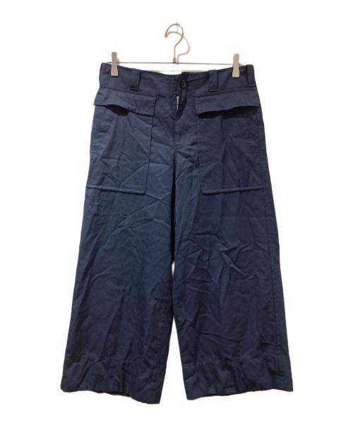 tricot COMME des GARCONS（トリココムデギャルソン）tricot COMME des GARCONS (トリココムデギャルソン) ワイドパンツ ネイビー サイズ:Mの古着・服飾アイテム