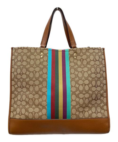 COACH（コーチ）COACH (コーチ) 2WAYバッグ ベージュの古着・服飾アイテム