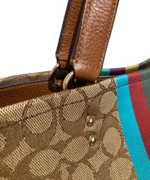 COACH（コーチ）COACH (コーチ) 2WAYバッグ ベージュの古着・服飾アイテム