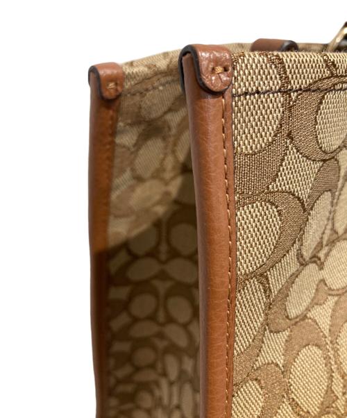 COACH（コーチ）COACH (コーチ) 2WAYバッグ ベージュの古着・服飾アイテム