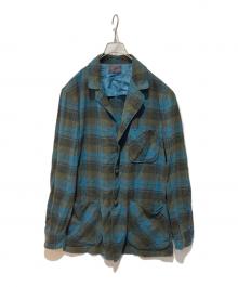 PENDLETON（ペンドルトン）の古着「アンコンジャケット」｜ブルー×グリーン