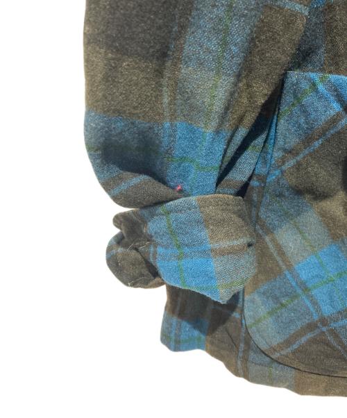 PENDLETON（ペンドルトン）PENDLETON (ペンドルトン) アンコンジャケット ブルー×グリーン サイズ:Mの古着・服飾アイテム