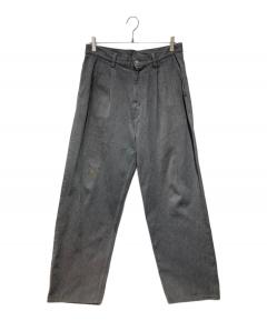 中古・古着通販】juha (ユハ) SOFT LAMB LEATHER PANTS ブラック
