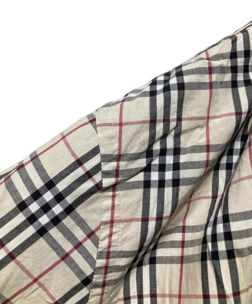 BURBERRY LONDON（バーバリーロンドン）BURBERRY LONDON (バーバリーロンドン) ノヴァチェックオープンカラーシャツ ベージュ サイズ:Ｌの古着・服飾アイテム