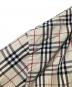 中古・古着 BURBERRY LONDON (バーバリーロンドン) ノヴァチェックオープンカラーシャツ ベージュ サイズ:Ｌ：8000円