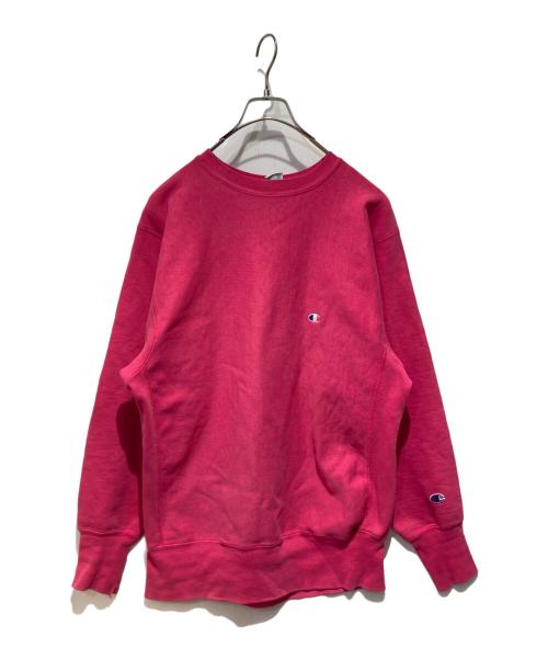 Champion（チャンピオン）Champion (チャンピオン) 90s リバースウィーブスウェット ピンク サイズ:XLの古着・服飾アイテム