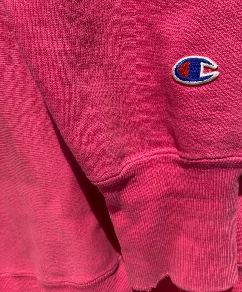 Champion（チャンピオン）Champion (チャンピオン) 90s リバースウィーブスウェット ピンク サイズ:XLの古着・服飾アイテム