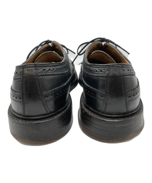 Florsheim（フローシャイム）Florsheim (フローシャイム) ウィングチップレザーシューズ ブラック サイズ:9Dの古着・服飾アイテム