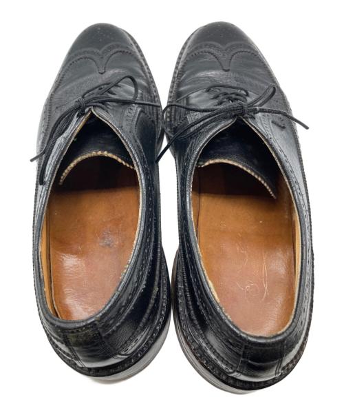 Florsheim（フローシャイム）Florsheim (フローシャイム) ウィングチップレザーシューズ ブラック サイズ:9Dの古着・服飾アイテム