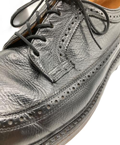 Florsheim（フローシャイム）Florsheim (フローシャイム) ウィングチップレザーシューズ ブラック サイズ:9Dの古着・服飾アイテム