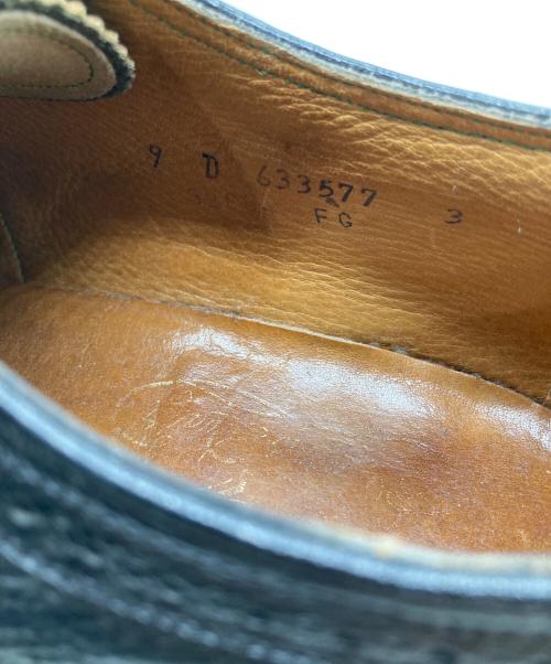 Florsheim（フローシャイム）Florsheim (フローシャイム) ウィングチップレザーシューズ ブラック サイズ:9Dの古着・服飾アイテム