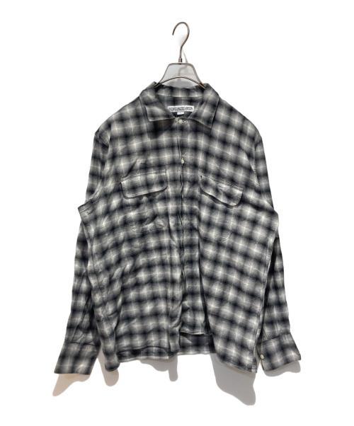 INDIVIDUALIZED SHIRTS（インディビジュアライズドシャツ）INDIVIDUALIZED SHIRTS (インディビジュアライズドシャツ) 長袖シャツ グレー サイズ:Ｌの古着・服飾アイテム