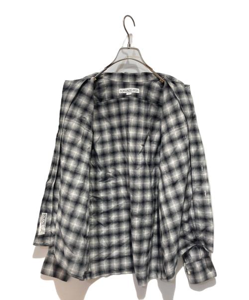 INDIVIDUALIZED SHIRTS（インディビジュアライズドシャツ）INDIVIDUALIZED SHIRTS (インディビジュアライズドシャツ) 長袖シャツ グレー サイズ:Ｌの古着・服飾アイテム