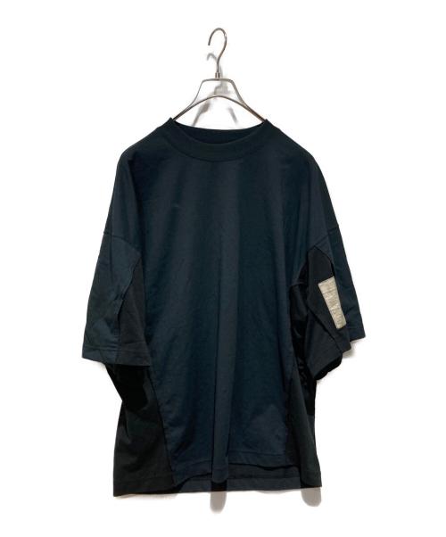 N.HOOLYWOOD（エヌ ハリウッド）N.HOOLYWOOD (エヌ ハリウッド) 半袖Tシャツ ブラック サイズ:36の古着・服飾アイテム