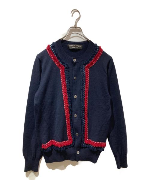 COMME des GARCONS HOMME PLUS（コムデギャルソンオムプリュス）COMME des GARCONS HOMME PLUS (コムデギャルソンオムプリュス) カーディガン ネイビー サイズ:不明の古着・服飾アイテム