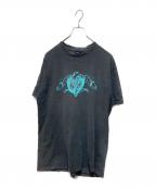 stussyステューシー）の古着「プリントTシャツ」｜ブラック