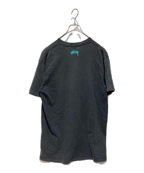 stussy（ステューシー）stussy (ステューシー) プリントTシャツ ブラック サイズ:Ｌの古着・服飾アイテム