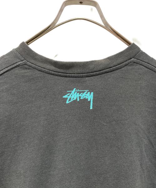stussy（ステューシー）stussy (ステューシー) プリントTシャツ ブラック サイズ:Ｌの古着・服飾アイテム