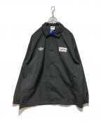 adidas×oasisアディダス×オアシス）の古着「TOUR COACH JACKET」｜ブラック