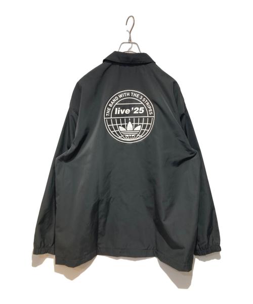 adidas（アディダス）adidas (アディダス) oasis (オアシス) TOUR COACH JACKET ブラック サイズ:Ｌ 未使用品の古着・服飾アイテム