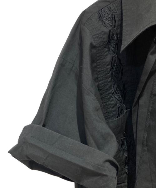Chic Elegant（シック・エレガント）Chic Elegant (シック・エレガント) キューバシャツ ブラック サイズ:2XLの古着・服飾アイテム