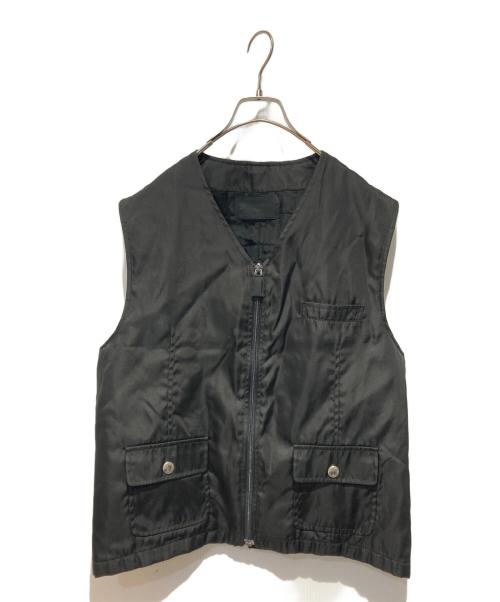 PRADA（プラダ）PRADA (プラダ) ナイロンベスト ブラック サイズ:Ｌの古着・服飾アイテム