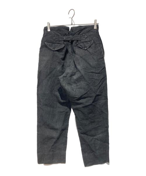 COMOLI（コモリ）COMOLI (コモリ) リネンパンツ ブラック サイズ:1の古着・服飾アイテム