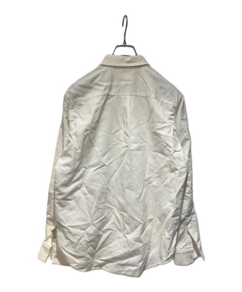 山内（ヤマウチ）山内 (ヤマウチ) 塩縮加工コットンリネンシャツ ベージュ サイズ:3の古着・服飾アイテム