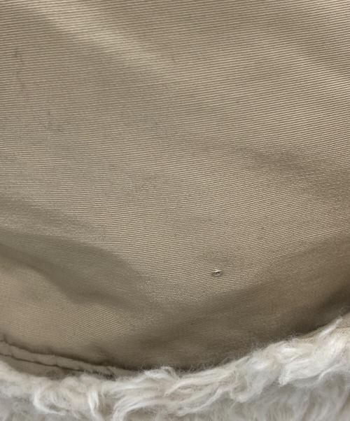 JULIUS（ユリウス）JULIUS (ユリウス) GORDINI HEAVY BOA FLIGHT CAP ベージュの古着・服飾アイテム
