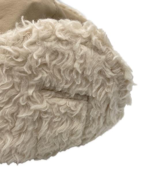 JULIUS（ユリウス）JULIUS (ユリウス) GORDINI HEAVY BOA FLIGHT CAP ベージュの古着・服飾アイテム