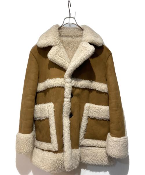 sacai（サカイ）sacai (サカイ) Faux Shearling Blouson ブラウン サイズ:１の古着・服飾アイテム