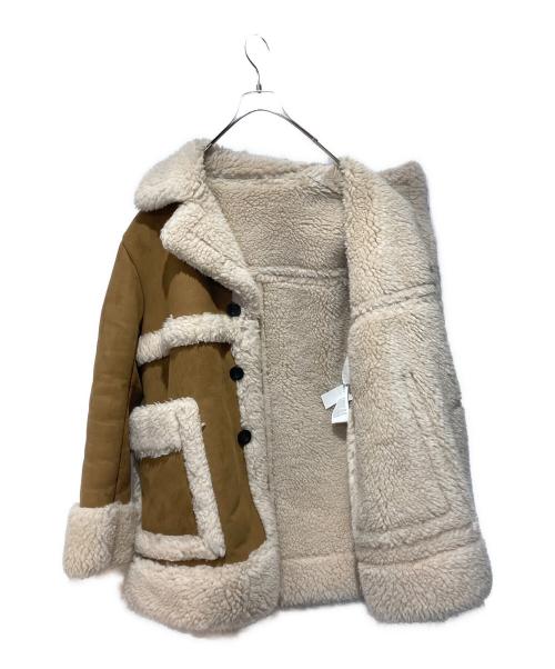 sacai（サカイ）sacai (サカイ) Faux Shearling Blouson ブラウン サイズ:１の古着・服飾アイテム