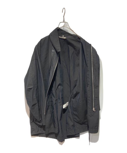 AURALEE（オーラリー）AURALEE (オーラリー) WASHED FINX RIPSTOP CHAMBRAY BIG FIELD BLOUSON ブラック サイズ:5の古着・服飾アイテム