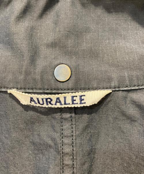 AURALEE（オーラリー）AURALEE (オーラリー) WASHED FINX RIPSTOP CHAMBRAY BIG FIELD BLOUSON ブラック サイズ:5の古着・服飾アイテム