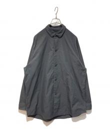 teatora（テアトラ）の古着「CARTRIDGE SHIRT MOTION STRUCTURE」｜グレー