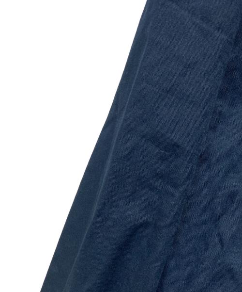 YAECA（ヤエカ）YAECA (ヤエカ) CANVAS DESIGN スタンドカラーシャツ ネイビー サイズ:Lの古着・服飾アイテム