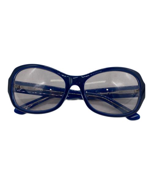 stussy（ステューシー）stussy (ステューシー) T-19 (ティーナインティーン) サングラス ブルーの古着・服飾アイテム