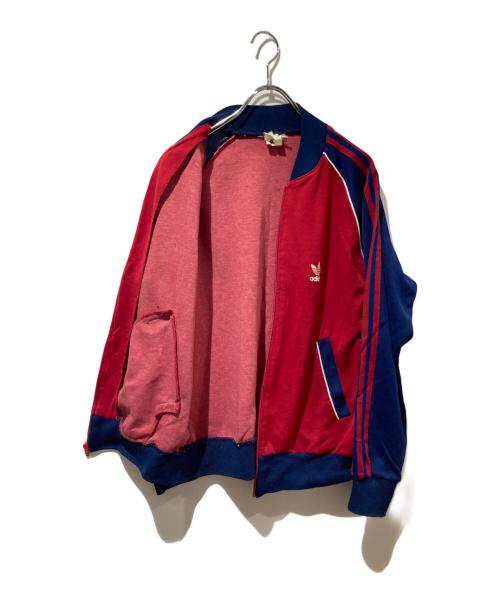 adidas（アディダス）adidas (アディダス) トラックジャケット レッド サイズ:Mの古着・服飾アイテム