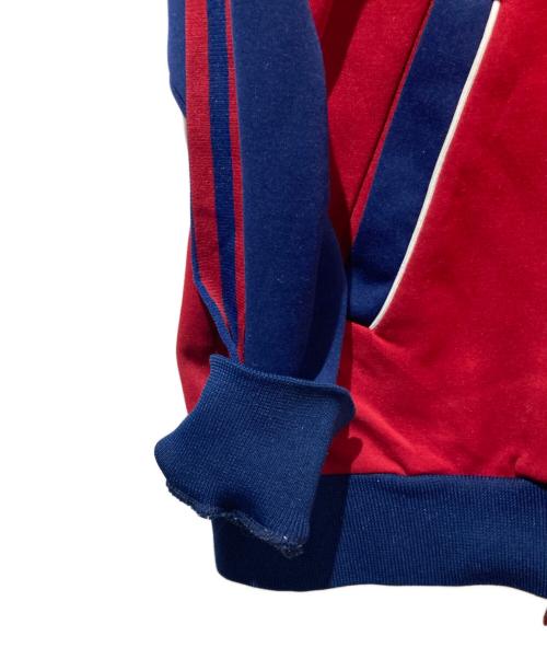 adidas（アディダス）adidas (アディダス) トラックジャケット レッド サイズ:Mの古着・服飾アイテム