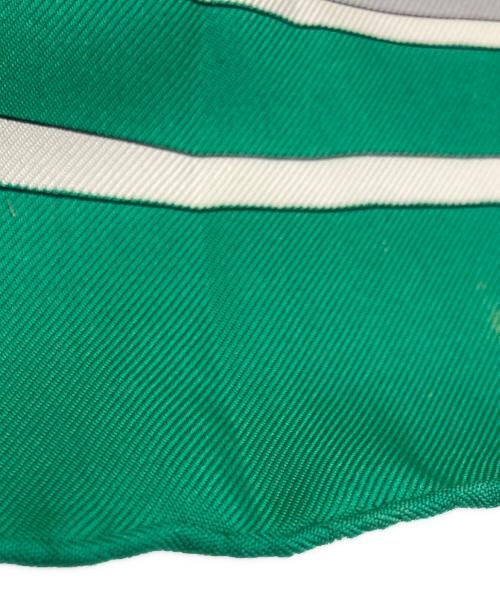 HERMES（エルメス）HERMES (エルメス) カレ90シルクスカーフ グリーンの古着・服飾アイテム