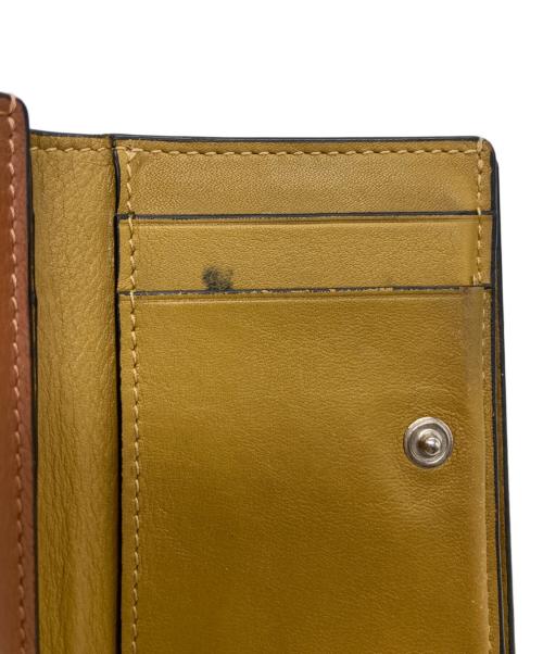 LOEWE（ロエベ）LOEWE (ロエベ) コンパクトアナグラムミニウォレット ブラウンの古着・服飾アイテム