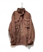 US ARMYユーエスアーミー）の古着「80’s 後染めミリタリージャケット」｜ブラウン