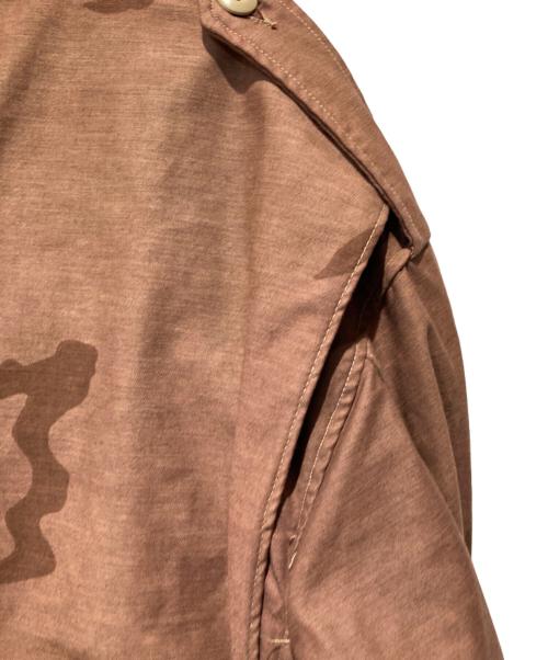 US ARMY（ユーエスアーミー）US ARMY (ユーエスアーミー) 80’s 後染めミリタリージャケット ブラウン サイズ:SMALL-LONGの古着・服飾アイテム